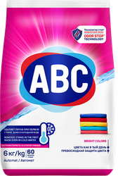 Стиральный порошок для цветного белья ABC, 6кг, вид