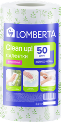 Салфетки LOMBERTA с принтом, в рулоне, 50 листов, Арт. 721260, детальное фото