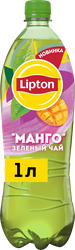 Напиток LIPTON Зеленый чай со вкусом манго негазированный, 1л, картинка