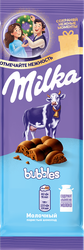 Шоколад молочный MILKA Bubbles Пористый, 72г, картинка