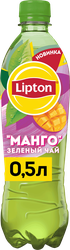 Напиток LIPTON Зеленый чай со вкусом манго негазированный, 0.5л, картинка