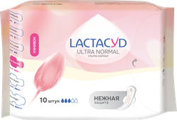 Прокладки LACTACYD Ultra&nbsp;Normal, 10шт, детальное фото