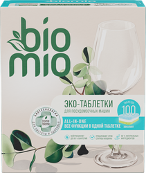 Таблетки для посудомоечной машины BIOMIO Bio-tabs Multi Эвкалипт, 100шт, фотография