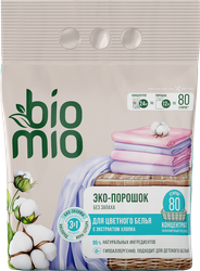 Стиральный порошок BIOMIO Bio-universal Colors&Whites Универсальный, концентрат, 2,4кг, картинка