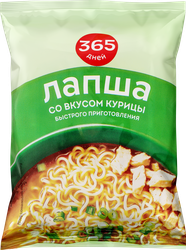 Лапша 365 ДНЕЙ Со вкусом курицы, 60г, фото