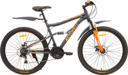 Велосипед горный ACTIWELL Hurricane, колеса 27,5" алюминиевая рама 21 скорость, в ассортименте, Арт. HUR26AL-U, вид