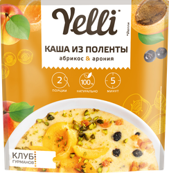 Каша из поленты YELLI Абрикос-арония, 60г, фотография