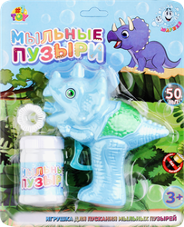 Пистолет для запуска мыльных пузырей 1TOY Мы-шарики! 50мл, в ассортименте, вид
