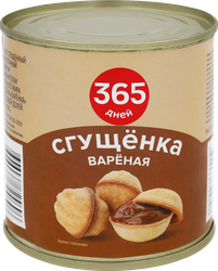 Продукт сгущенный 365 ДНЕЙ сывороточный с сахаром 4%, с змж, 360г, вид