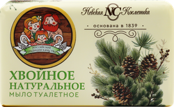 Мыло туалетное НЕВСКАЯ КОСМЕТИКА Хвойное, 180г, вид