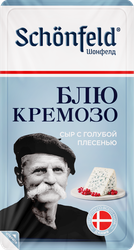 Сыр SCHONFELD Blue Cremoso с благородной голубой плесенью 50%, без змж, 100г, картинка