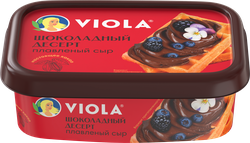 Сыр плавленый VIOLA Шоколадный десерт 30%, без змж, 180г, детальное фото