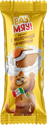 Пирожное бисквитное ВАУ МЯУ! с молочной начинкой, без змж, 28г, вид