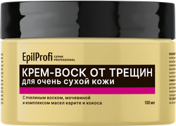 Крем-воск для ног EPILPROFI от трещин, для очень сухой кожи, 100мл, крупный план