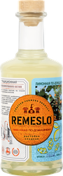 Настойка REMESLO FERMERA Лимонная По-домашнему 25%, сладкая, 0.5л, крупный план