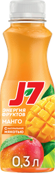 Нектар J7 из манго с мякотью, 0.3л, картинка
