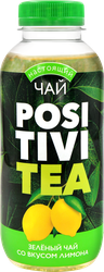 Напиток POSITIVITEA Зеленый чай со вкусом лимона негазированный, 0.4л, фото