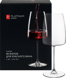 Набор бокалов для красного вина PLATINUM CHOICE 670мл, Арт. 65986, 2шт, фото