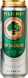 Пиво светлое EICHBAUM Pilsener фильтрованное пастеризованное 4,8%, 0.5л, детальное фото
