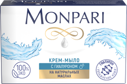 Мыло туалетное MONPARI с гиалуроном, 100г, детальное фото