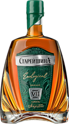 Коньяк СТАРЕЙШИНА Энолоджикал выдержанный КВ 7 лет 40%, 0.5л, картинка