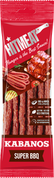 Снеки сырокопченые HITMEAT Kabanos Super BBQ, 80г, фотография