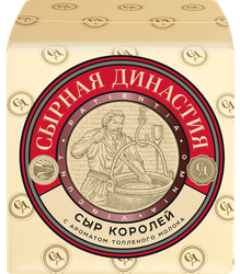 Сыр СЫРНАЯ ДИНАСТИЯ Королей с ароматом топленого молока 50%, без змж, весовой, детальное фото