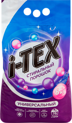 Стиральный порошок I-TEX универсальный, 6кг, крупный план