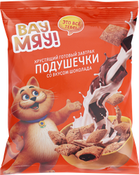 Подушечки ВАУ МЯУ! Со вкусом шоколада, 60г, изображение