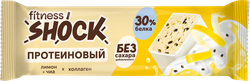 Батончик протеиновый FITNESSHOCK Лимон-чиа, глазированный, 40г, картинка