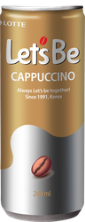 Напиток кофейный LOTTE Let's Be Cappuccino, 0.24L, фотография