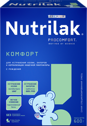 Смесь детская NUTRILAK Premium Комфорт, специализированная, с 0 месяцев, 600г, фотография