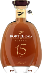 Коньяк КОКТЕБЕЛЬ старый КС 15 лет 40%, п/у, 0.5л, картинка