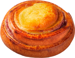 Шоссон с творогом и вишневой начинкой, 110г, вид
