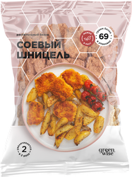 Шницель соевый GREENWISE Протекс-М, из текстурированной соевой муки, 150г, изображение