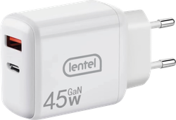 Сетевое зарядное устройство Lentel 45Вт, USB+TypeC, Арт. TST-BD04, фото