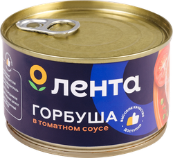 Горбуша ЛЕНТА в томатном соусе, 240г, картинка