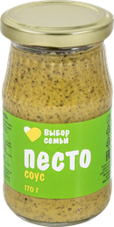 Соус ВЫБОР СЕМЬИ Песто, 170г, крупный план