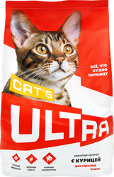 Корм сухой для кошек ULTRA с курицей, 3кг, изображение