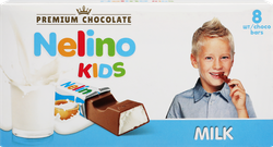 Шоколад молочный NELINO Kids с молочной начинкой, 100г, фото