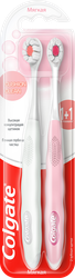 Зубная щетка COLGATE Cushion Clean, мягкая, 2шт, картинка