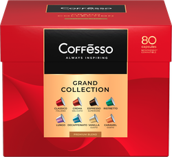 Кофе в капсулах COFFESSO Гранд Ассорти 8 вкусов, 80кап, фотография