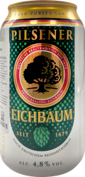 Пиво светлое EICHBAUM Pilsener фильтрованное пастеризованное 4,8%, 0.33л, фотография
