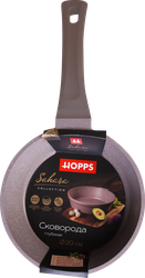 Сковорода HOPPS Sahara, 20см, литая с индукцией, антипригарное покрытие, ручка soft touch, Арт. HC201SID, фотография