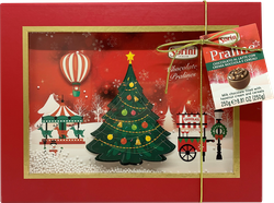 Набор шоколадных изделий SORINI 3D Christmas Box из молочного шоколада с начинкой, 250г, фото
