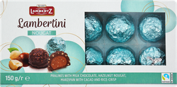 Конфеты LAMBERTZ Lambertini Nougat, пралине, 150г, крупный план