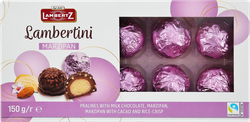Конфеты LAMBERTZ Lambertini Marzipan, пралине, 150г, вид