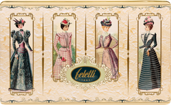 Конфеты FELETTI Latta Dame, пралине из молочного и темного шоколада, 300г, фотография