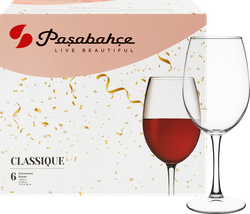 Набор бокалов для вина PASABAHCE Classique 445мл, стекло, Арт. 440152, 6шт, детальное фото