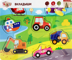 Вкладыши MAPACHA Транспорт, в ассортименте, Арт. 962084/962085/962004, детальное фото
